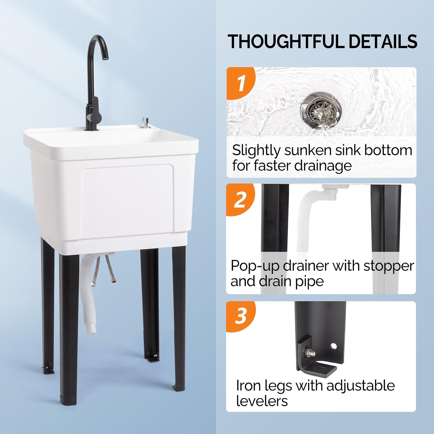 Lavabo multiuso da 13 galloni  - Laundry recensione e prezzo