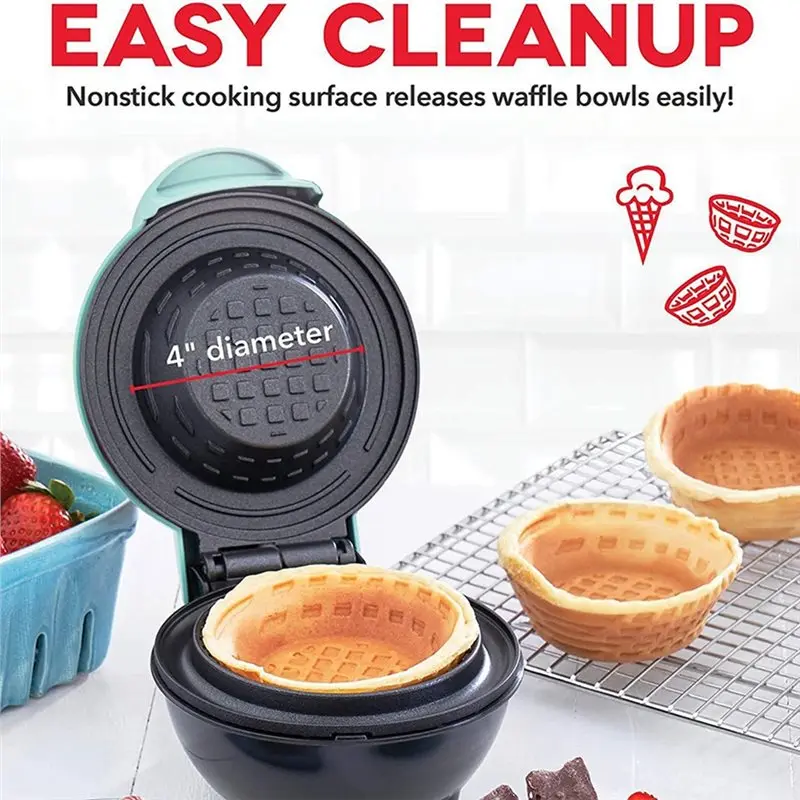 Per la cucina domestica: macch - Mini Waffle Maker Machine recensione e prezzo
